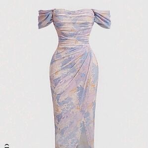 Off shoulder bodycon dress